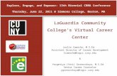 La Guardias Virtual Career Center   Crma Conference June 23 2010