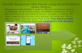 Develop Responsive Web Design using Beautiful jQuery Slider Plugins