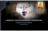 Magnum Hunter Resources Investor Presentation Sept 2013