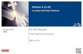 Klöckner & Co SE - Q1 2014 Results - Presentation Press Telephone Conference