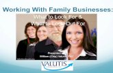 Working With Family-Owned Businesses