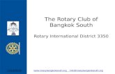Rotary Club Bangkok South Friday presentation 2011