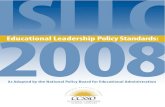 Educational leadership-policy-standards-isllc-2008