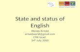 14 july state and status of english