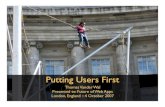 Putting Users First