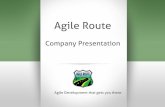 Agile Route Company Presentation