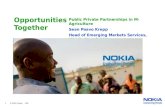 Opportunities together: public private partnerships in M-Agriculture