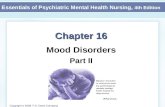 Mood Disorders Mental Health Nursing Chapter 16   Part Ii