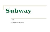 Subway presentation example