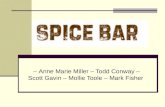 Spice Bar Presentation