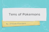 Tens of Pokemons
