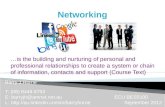 Career Success : Networking