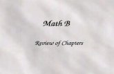 Math B Course By Chapter