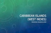 Geographic presentation of the Caribbean islands