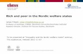 Johan Fritzell: Rich and poor in the Nordic welfare states