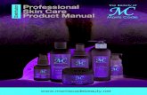 Skin Care Product Manual for Morris Code Beauty Company Distributors