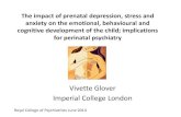 The impact of prenatal depression on development of the child