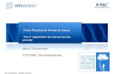 Presentation   from physical to virtual to cloud emc