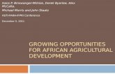 Growing Opportunities for African Agricultural Development