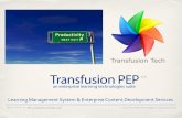 Transfusion Learning - Corporate Dossier & PEP Suite