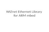 Wiznet Ethernet library for ARM mbed
