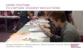 Using YouTube to capture student reflections