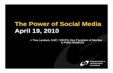 The Power of Social Media: Taking Your Networking Online