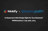 Webinar: Is Responsive Web Design Right for Your Business?