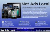 Mobile marketing for local business by Net Ads Local