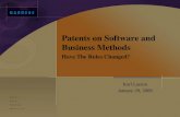 Patents on Software and Business Methods: Have the Rules Changed?