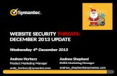 Website Security Threats - December 2013 Update