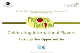 Flavors Festival 2010_opportunities
