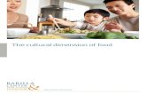 Position paper: The cultural dimension of food