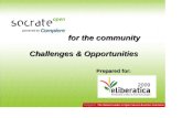 "SocrateOpen for the Open Source Community Challenges and Opportunities" by Remus Cazacu @ eLiberatica 2009