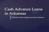 Cash advance loans in arkansas