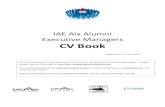CV book IAE Aix Talent Provider for Executive Managers English version