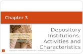Chapter 3 Depository Institutions: Activities and Characteristics