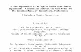 Lived Experiences of Malaysian Adults with Visual Impairments: A Comparative Study Between the Kawa Model and the Canadian Model of Occupational Performance