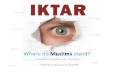 Iktar   where do muslims stand today