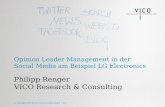 Opinion Leader Management im Social Web am Beispiel von LG Electronics