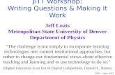 JiTT Workshop - Jeff Loats @ LMU