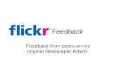 Flickr feedback