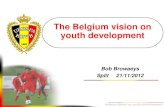 The Belgium Vision on Youth Development