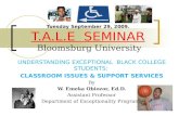 Tale seminar on black students