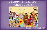Disney cartoon characters.