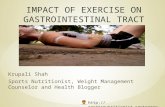 Impact of exercise on gastrointestinal tract