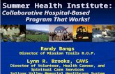 Summer Health Institute Collaborative Hospital Based Program that Works!