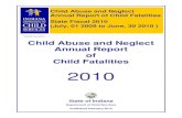 Annual child fatality for sfy 2010 1