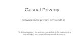 Casual Privacy (Ignite Web2.0 Expo)