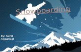 Snowboarding, by Sahil